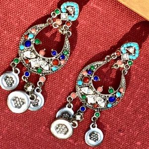 *SALE* Boho Jeweled Earrings